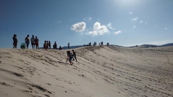 Sandboard - Dunas da Praia da Joaquina / Foto Francine Basilio