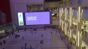 Pista de gelo do Dubai_Mall