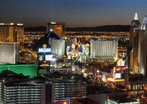 Las Vegas- centro - vista aérea