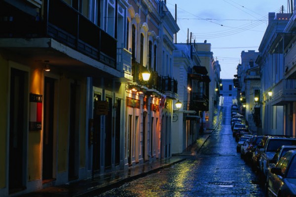 Old San Juan and Calle del Cristo, Puerto Rico