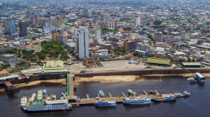 Porto de Manaus - vista aérea