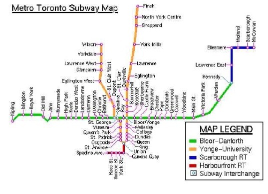Metrô de Toronto - Estações