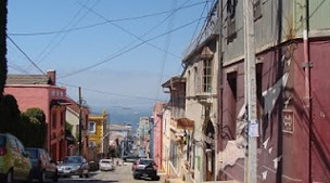 Rua em Valparaíso